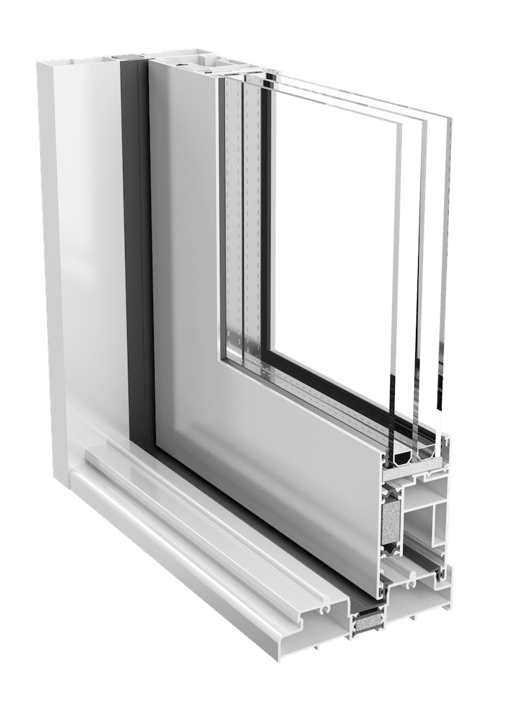Perfil ventana corredera aluminio RPT